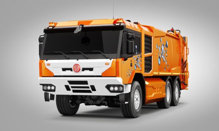 Tatra ukázala projekt nákladního vozu Force e-Drive FCEV 6×4 s palivovými články a automatizovaným řízením