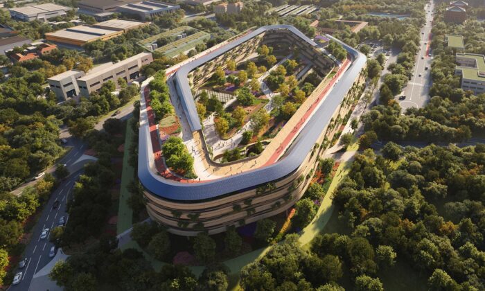 Zaha Hadid Architects postaví v italské Malpense pětipodlažní nemocnici s promenádou na střeše