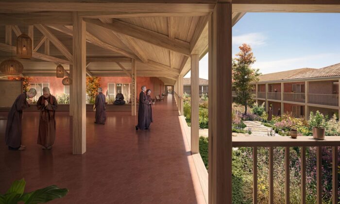 MVRDV navrhuje přestavbu a modernizaci francouzského buddhistického kláštera Plum Village