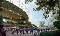 Plánovaná podoba pro Brisbane Stadium od&nbsp;COX a&nbsp;Hassell