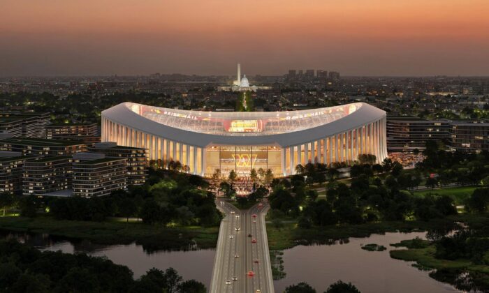 Washington D. C. postaví v&nbsp;centru města stadion pro sport a&nbsp;zábavu Washington Commanders