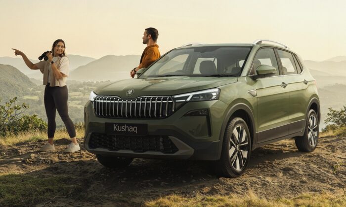 Škoda modernizuje SUV Kushaq a&nbsp;dává mu současný designový jazyk i&nbsp;osvětlení masky