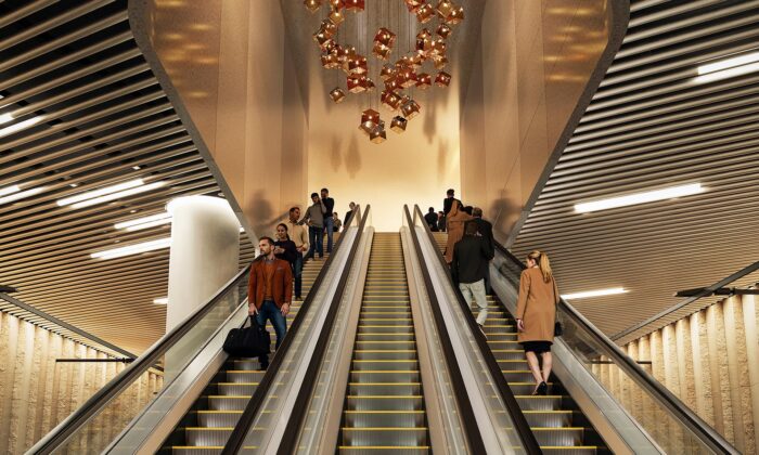 Správa železnic odhalila podobu podzemní stanice Praha-Dejvice připomínající metro