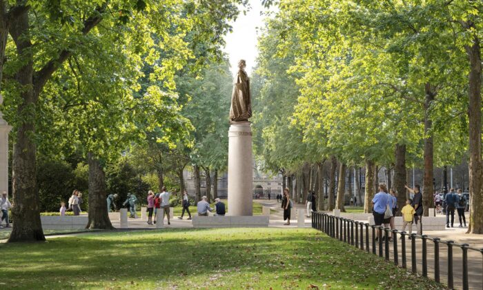 Norman Foster představil finální podobu pro památník královny Alžběty II. včetně skleněného mostu