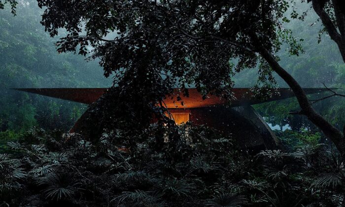 Příští vila v&nbsp;projektu Not A&nbsp;Hotel bude mít střechu s&nbsp;tvarem mísy plné vody