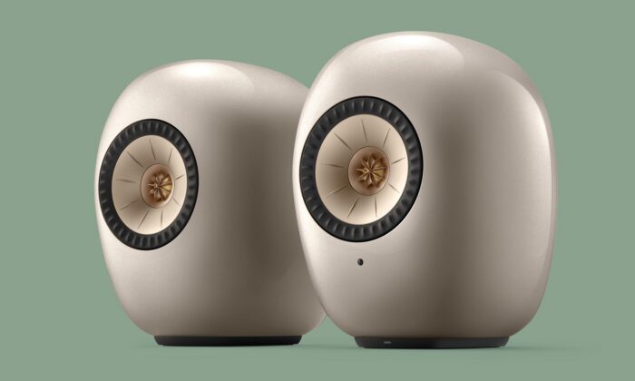Ross Lovegrove navrhl pro KEF luxusní stereo reproduktory LS Luxe s&nbsp;organickým designem