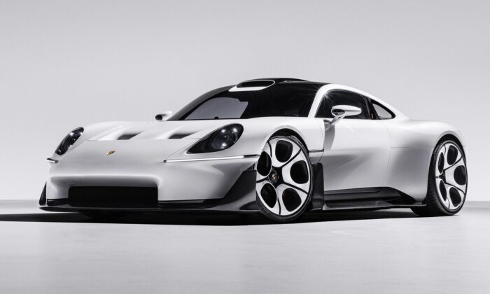 Porsche Mission S&nbsp;je&nbsp;puristický koncept sporťáku naznačující budoucí vývoj designu Porsche