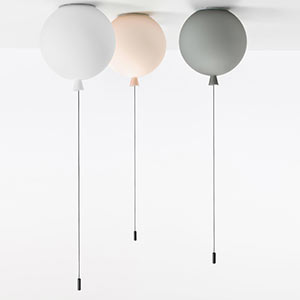 Česká stropní svítidla s tvarem skleněných balónků